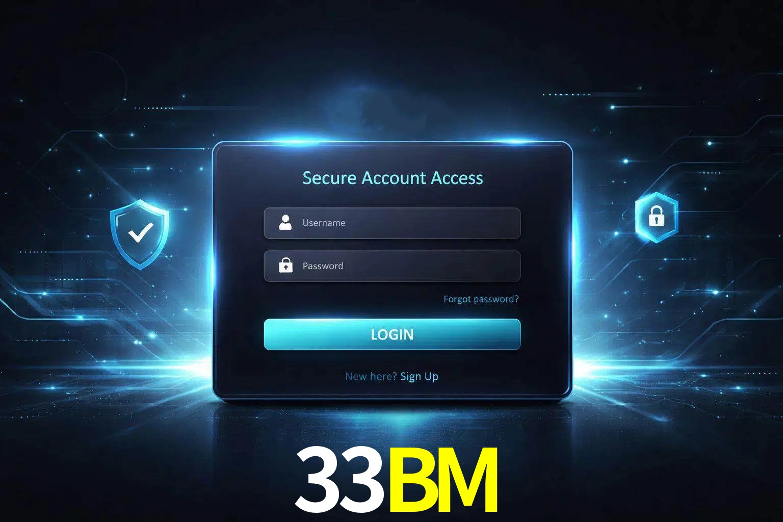 Pantalla de inicio de sesión de cuenta 33BM para usuarios en México