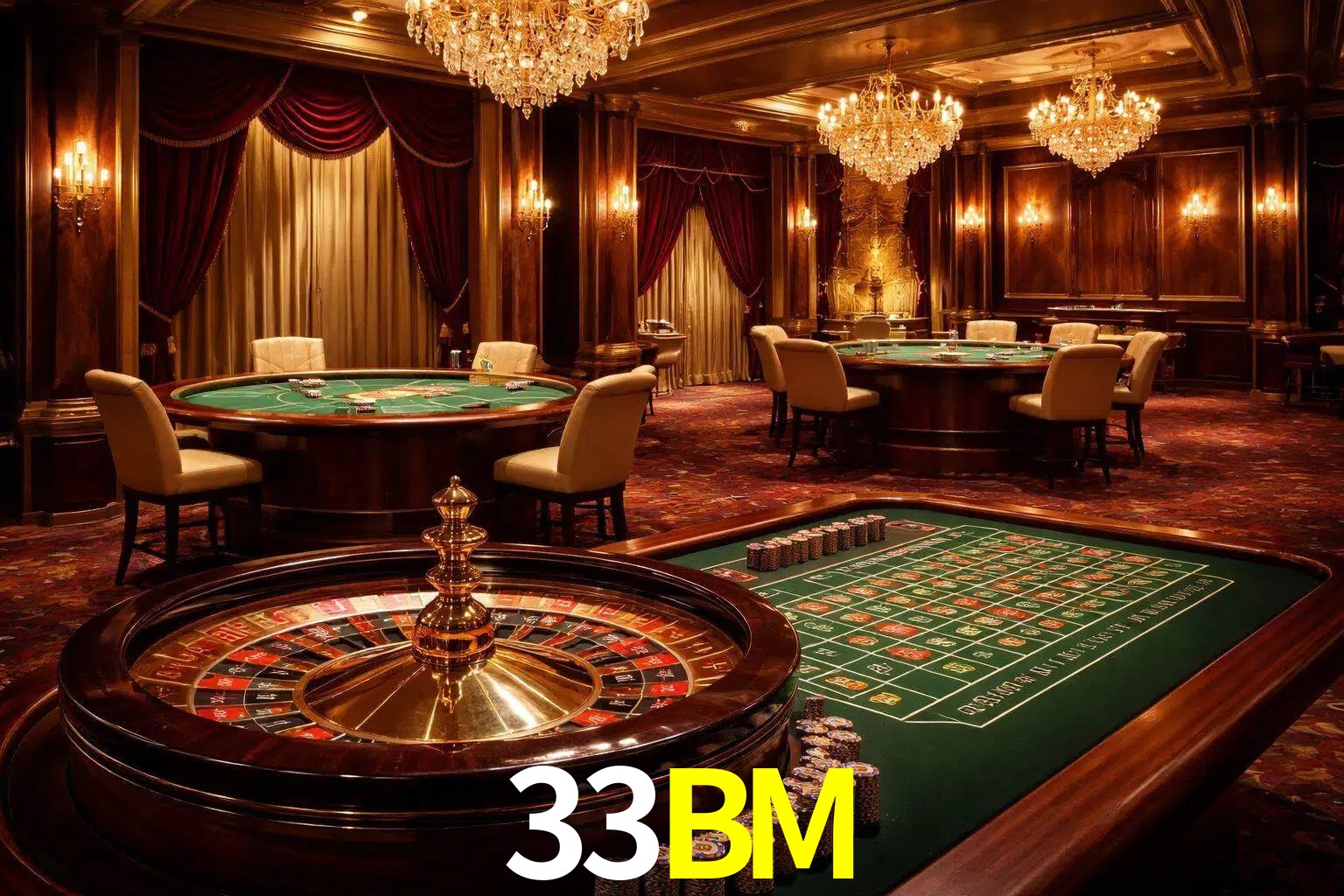 Una escena premium de mesa de casino en vivo con cartas, elementos de ruleta y un ambiente pulido de estudio de transmisión.